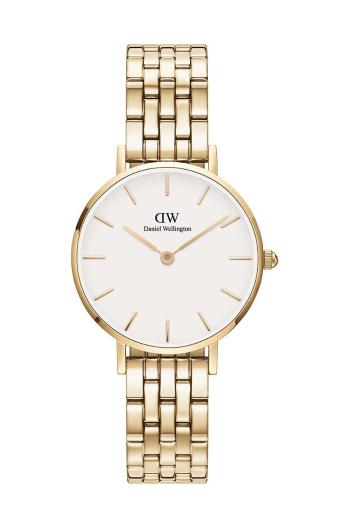 Hodinky Daniel Wellington Petite 28 5-Link dámske, zlatá farba