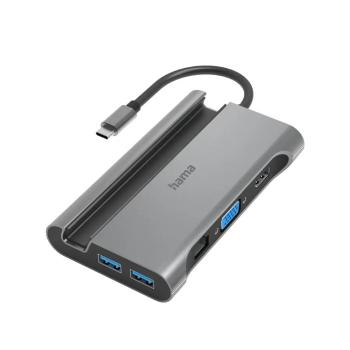 HAMA 200102 USB-C HUB, CONNECT2MOBILE, MULTIPORT LAN/ETHERNET, 7 PORTOV