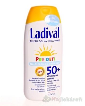 Ladival Children Allerg SPF50+ gél na opaľovanie 200 ml