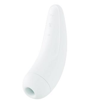 Satisfyer Vibrátor na stimuláciu klitorisu Curvy 2+ biely