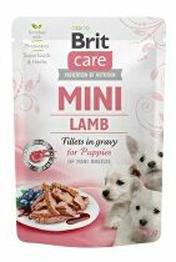 Brit Care Dog Mini Puppy Lamb fillets in gravy 85g 4 + 1 zadarmo