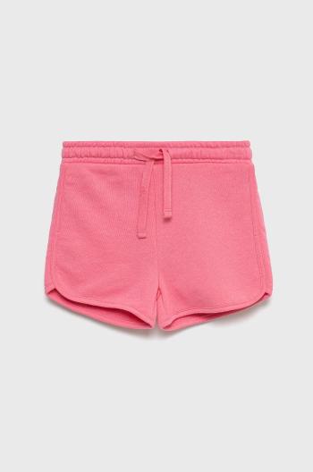 Detské krátke nohavice Tom Tailor ružová farba, jednofarebné, nastaviteľný pás