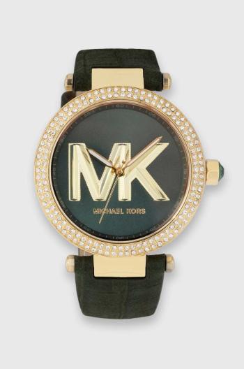 Hodinky Michael Kors dámske, zelená farba