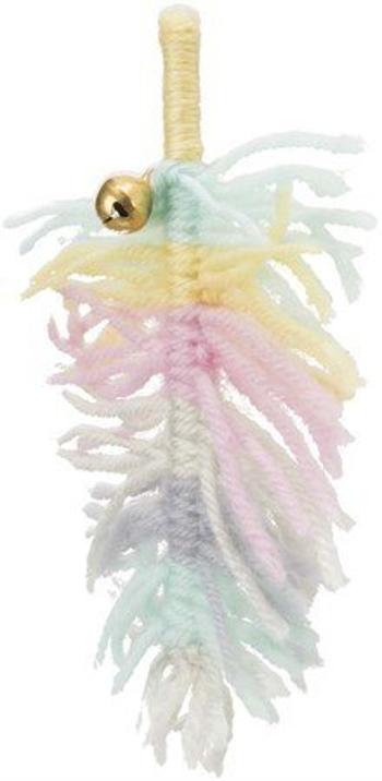 Trixie Feather with bell, polyester, 14 cm