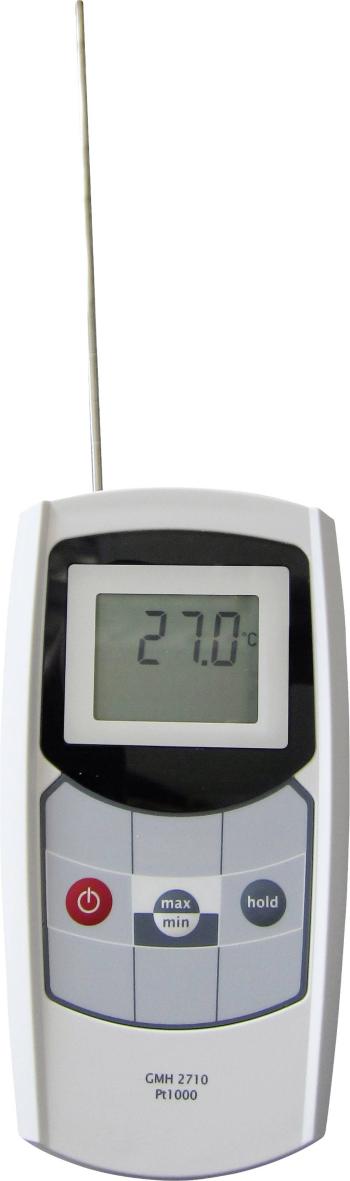 Greisinger GMH2710-F teplomer  -70 - +250 °C Typ senzora Pt1000 IP65, kompatibilný s HACCP, kontaktné meranie, ochrana p