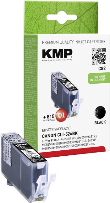 KMP Ink náhradný Canon CLI-526 kompatibilná  foto čierna C82 1514,0001