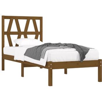 Rám postele medovo hnedý masívna borovica 100 × 200 cm, 3103991