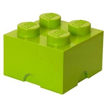 LEGO Úložný box 4 250 x 250 x 180 mm - limetkovo zelený (5701922400309)