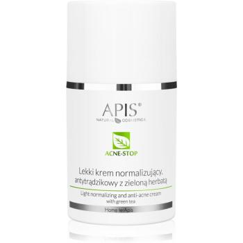 Apis Natural Cosmetics Acne-Stop Home TerApis ľahký krém proti akné regulujúci tvorbu kožného mazu 50 ml