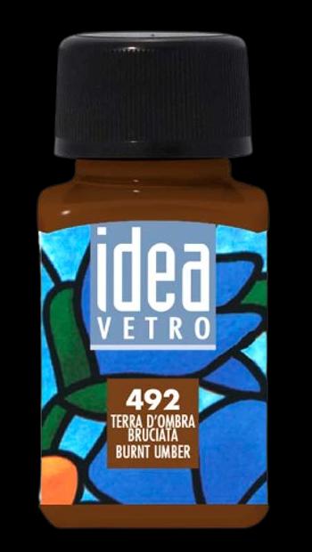 MAIMERI IDEA VETRO - Farby na sklo 492 - burnt umber, 60 ml