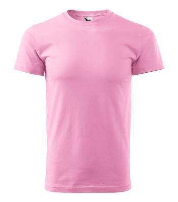 MALFINI Pánske tričko Basic - Ružová | XXXXL