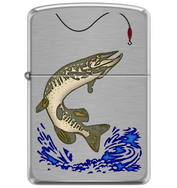 Zippo benzínový zapaľovač kessack northern pike