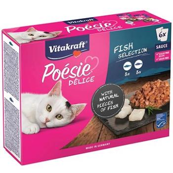 Vitakraft Cat mokré krmivo Poésie Délice Multipack rybie  6× 85 g (4008239394019)