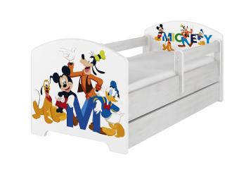 Detská posteľ Ourbaby Mickey's Friends biela 160x80 cm