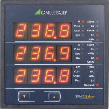 Camille Bauer  digitálny panelový merač Multifunkčný ukazovateľ veľkého množstva prúdu, typ BM1400