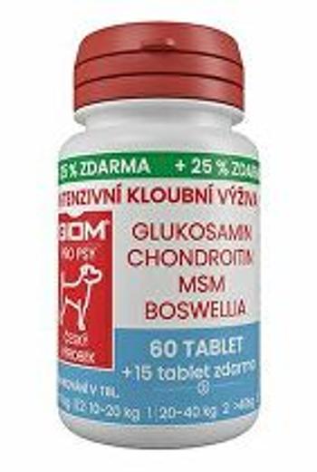 Giom S dog Intenzívna kĺbová výživa 60 tbl+25% zdarma