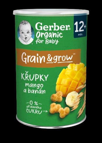 Gerber Organic chrumky s mangom a banánom 35 g