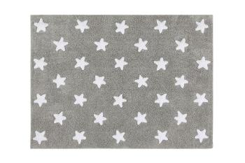 Ourbaby Stars rug grey 32038-0 obdĺžnik 120 x 160 cm sivá