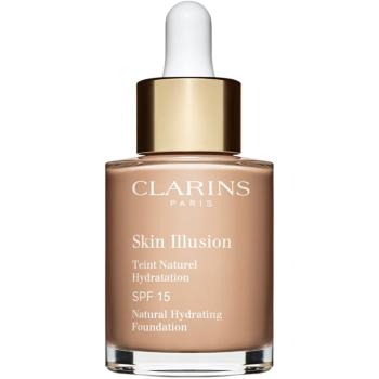 Clarins Skin Illusion Natural Hydrating Foundation rozjasňujúci hydratačný make-up SPF 15 odtieň 107 Beige 30 ml