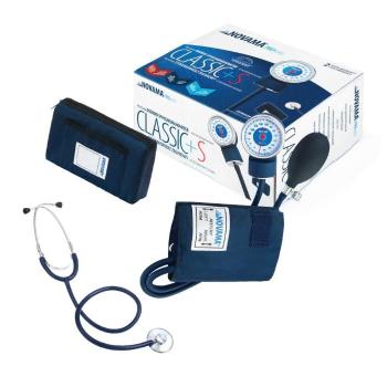 NOVAMA CLASSIC Manometrický - Hodinkový dvojhadičkový tlakomer so stetoskopom "Poškodený obal"