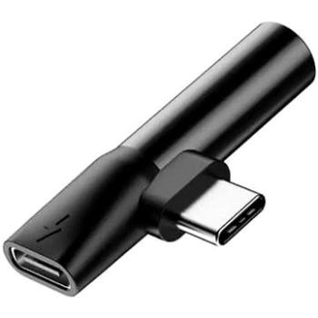 Baseus audio rozbočovač L41 s koncovkami USB-C samec/USB-C samica /3,5 mm Jack samica, čierna (CATL41-01)