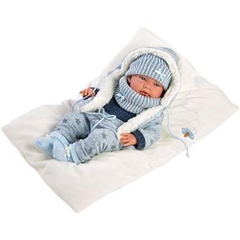 Llorens 73881 New Born Chlapček – reálna bábika bábätko s celovinylovým telom – 40 cm (8426265738816)
