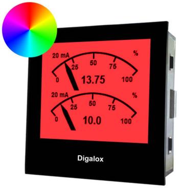 TDE Instruments DPM72-MPPA procesné ukazovateľ TDE Instruments Digalox DPM72-MPPA grafické DIN meracie zariadenie pre 2x