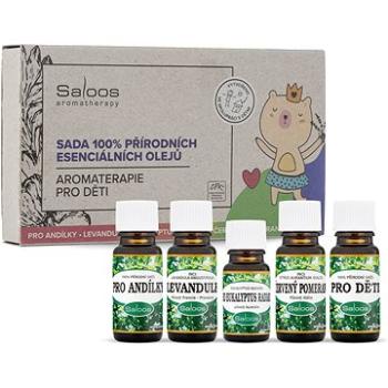 Saloos arómaterapia pre deti (4× 10 ml, 1× 5 ml) (8595666007460)