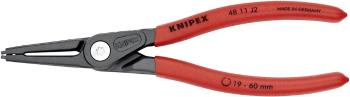 Knipex 48 11 J2 kliešte na poistné krúžky Vhodné pre vnútorné krúžky 19-60 mm  Tvar hrotu rovný