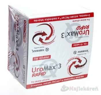 Farmax UroMax 3 Rapid 100 tbl.