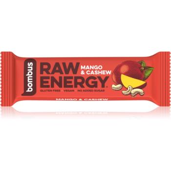 Bombus Raw Energy ovocná tyčinka príchuť Mango & Cashew 50 g