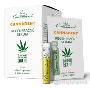 Cannaderm Cannadent regeneračné sérum 10 x 1,5 ml