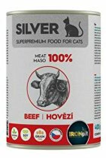 IRONpet Silver Cat Beef 400g + Množstevná zľava