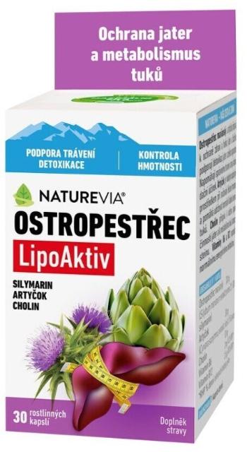 NATUREVIA Pestrec LipoAktiv 30 kapsúl