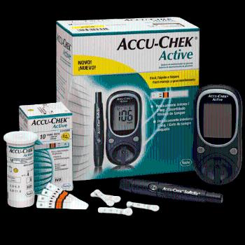 Accu-Chek Active Kit glukomer + príslušenstvo na monitorovanie glykémie