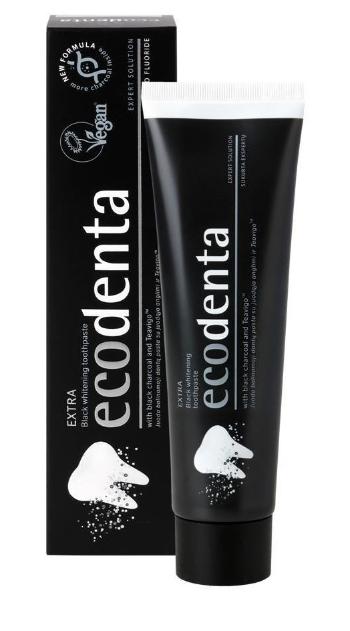 Ecodenta EXTRA Black whitening zubná pasta bieliaca 100 ml