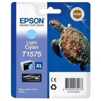 EPSON T1575 (C13T15754010) - originálna cartridge, svetlo azúrová, 26ml