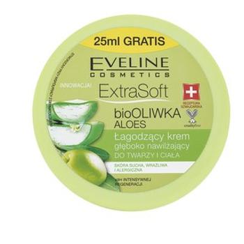 Eveline Extra Soft BioOLIVE Aloe Moisturising Face and Body Cream hydratačná emulzie 175 ml