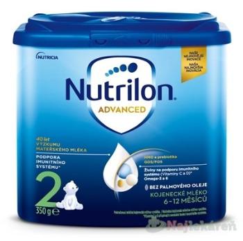 Nutrilon Advanced 2 následná mliečna dojčenská výživa v prášku (6-12 mesiacov) 350 g