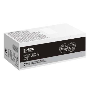 EPSON C13S050711 - originálny toner, čierny, 2x2500