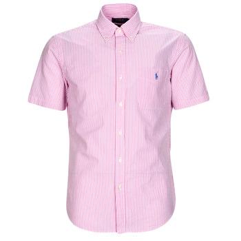 Polo Ralph Lauren  Košele s krátkym rukávom CHEMISE COUPE DROITE EN SEERSUCKER  Ružová