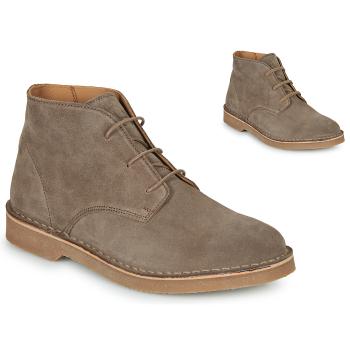 Selected  SLHRIGA NEW SUEDE DESERT BOOT  Polokozačky Hnedá