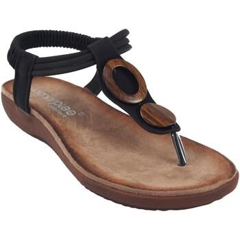 Amarpies  Univerzálna športová obuv Dámske sandále  17063 abz čierne  Čierna