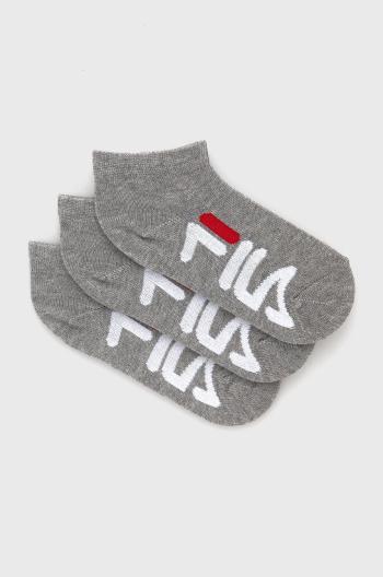Detské ponožky Fila (3-pack) šedá farba