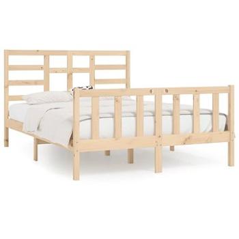 Rám postele masívne drevo 150 × 200 cm King Size, 3107618