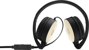 HP H2800  Hi-Fi slúchadlá On Ear na ušiach  zlatá