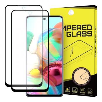 MG Full Glue Super Tough 2x ochranné sklo na Samsung Galaxy A71, čierne