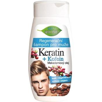 BIONE COSMETICS Bio Keratín + Kofeín pre mužov Regeneračný výživný šampón 260 ml (8595061612702)