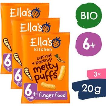 Ellas Kitchen BIO chrumky mrkva a paštrnák (3× 20 g) (8594200262907)