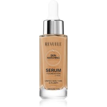 Revuele Serum Foundation [+HA] hydratačný make-up pre zjednotenie farebného tónu pleti odtieň Medium-Tan 30 ml